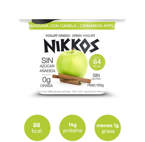 Info Yogurt Griego manzana