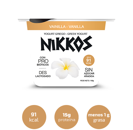 Info Yogurt Griego vainilla