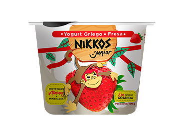 Producto Nikkos Junior sabor fresa