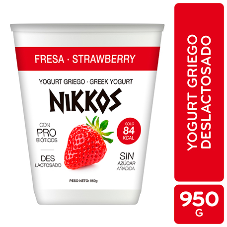 yogurt griego fresa 950g