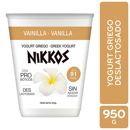 yogurt griego vainilla 950g