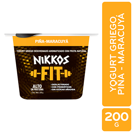 yogurt griego fit piña-maracuyá 200 g