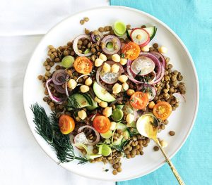 Receta ensalada de Lentejas