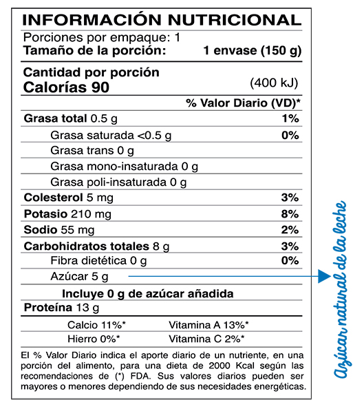 yogurt griego natural 150g