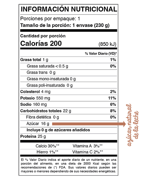 yogurt liquido fit chocolate 230g