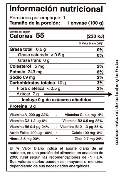 yogurt liquido JR fresa
