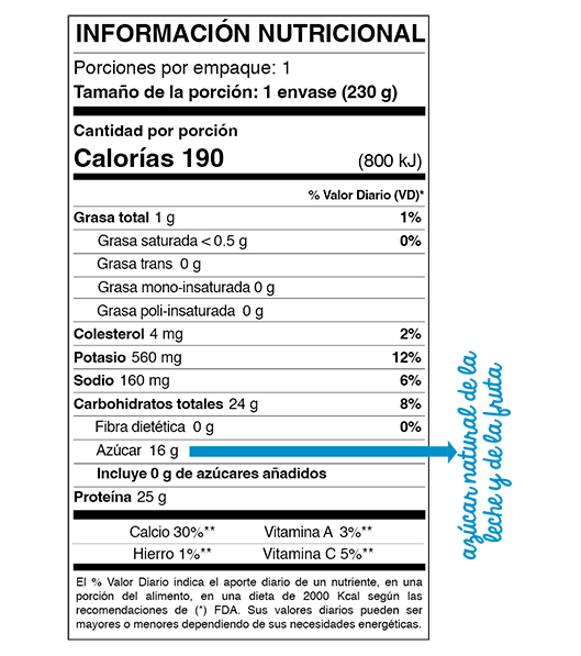 yogurt liquido fit arandano 230g