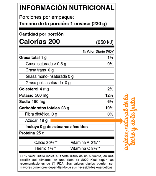 yogurt liquido fit naranja-zanahoria-jengibre 230g